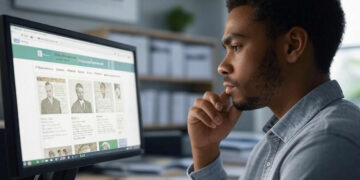 Buscando parentes desaparecidos na internet