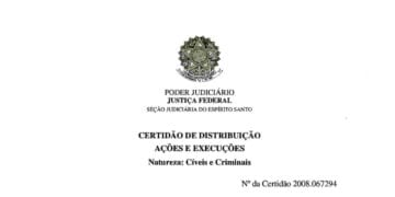 Certidão de Ações e Execuções Cíveis e1569952413481